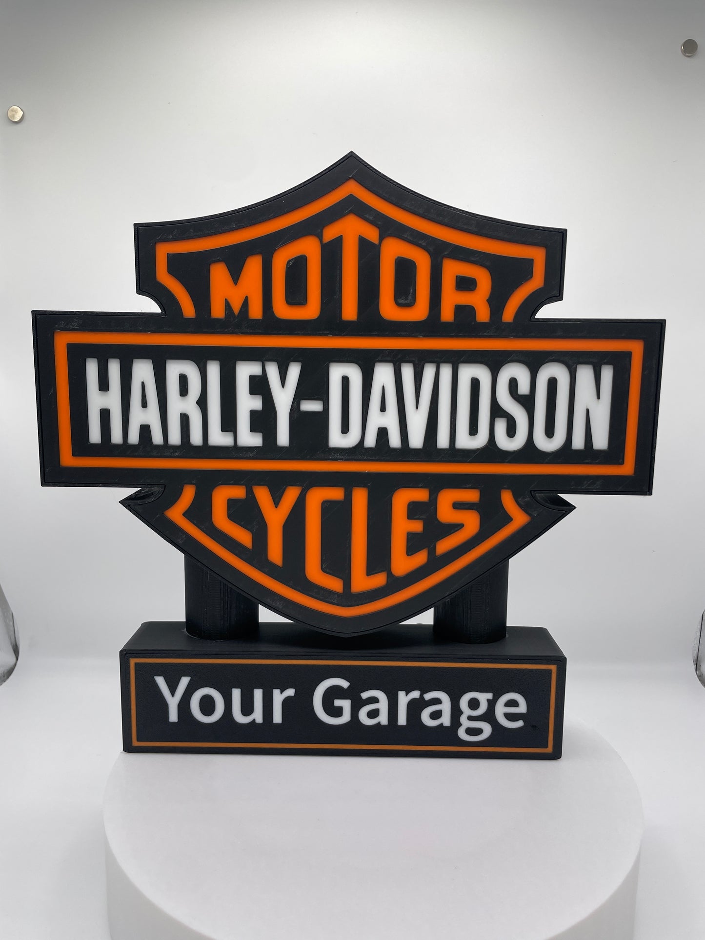 A Harley-Davidson LED Lightbox (Personalized)