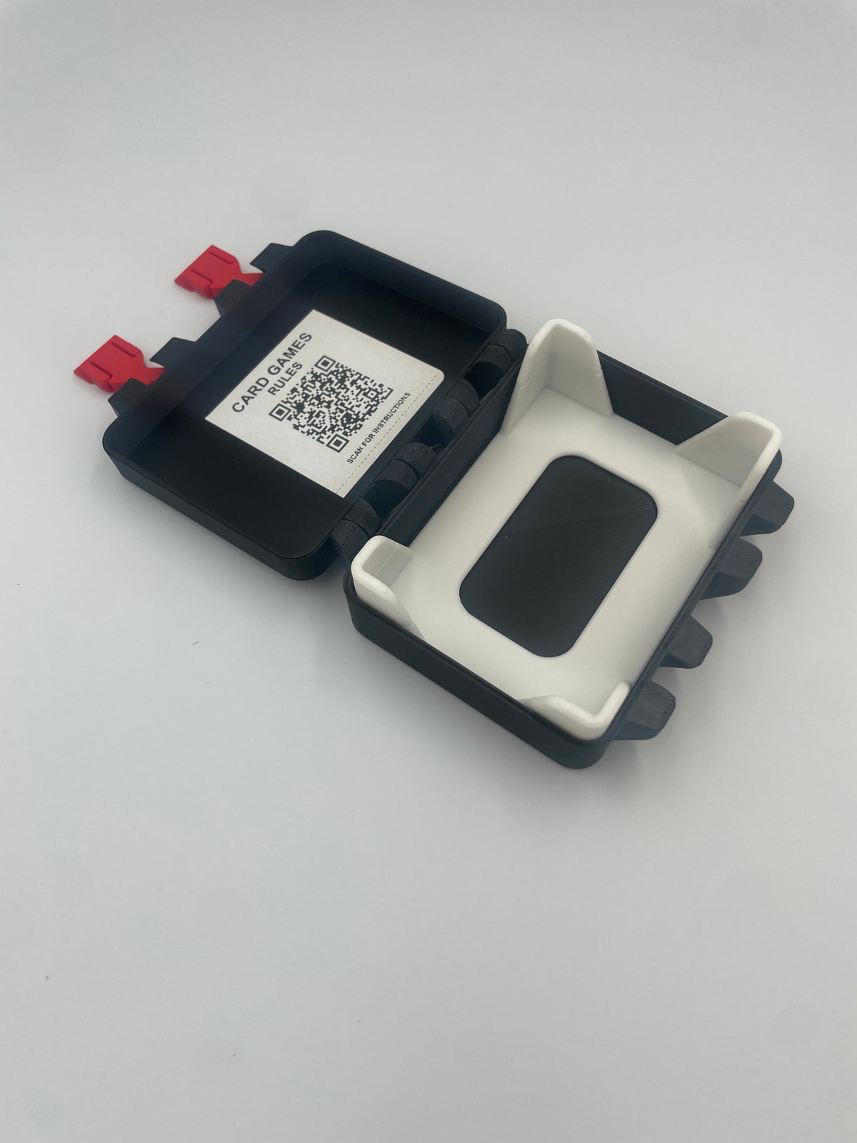 Playing card Storage Box with Card Tray – 3D Printed