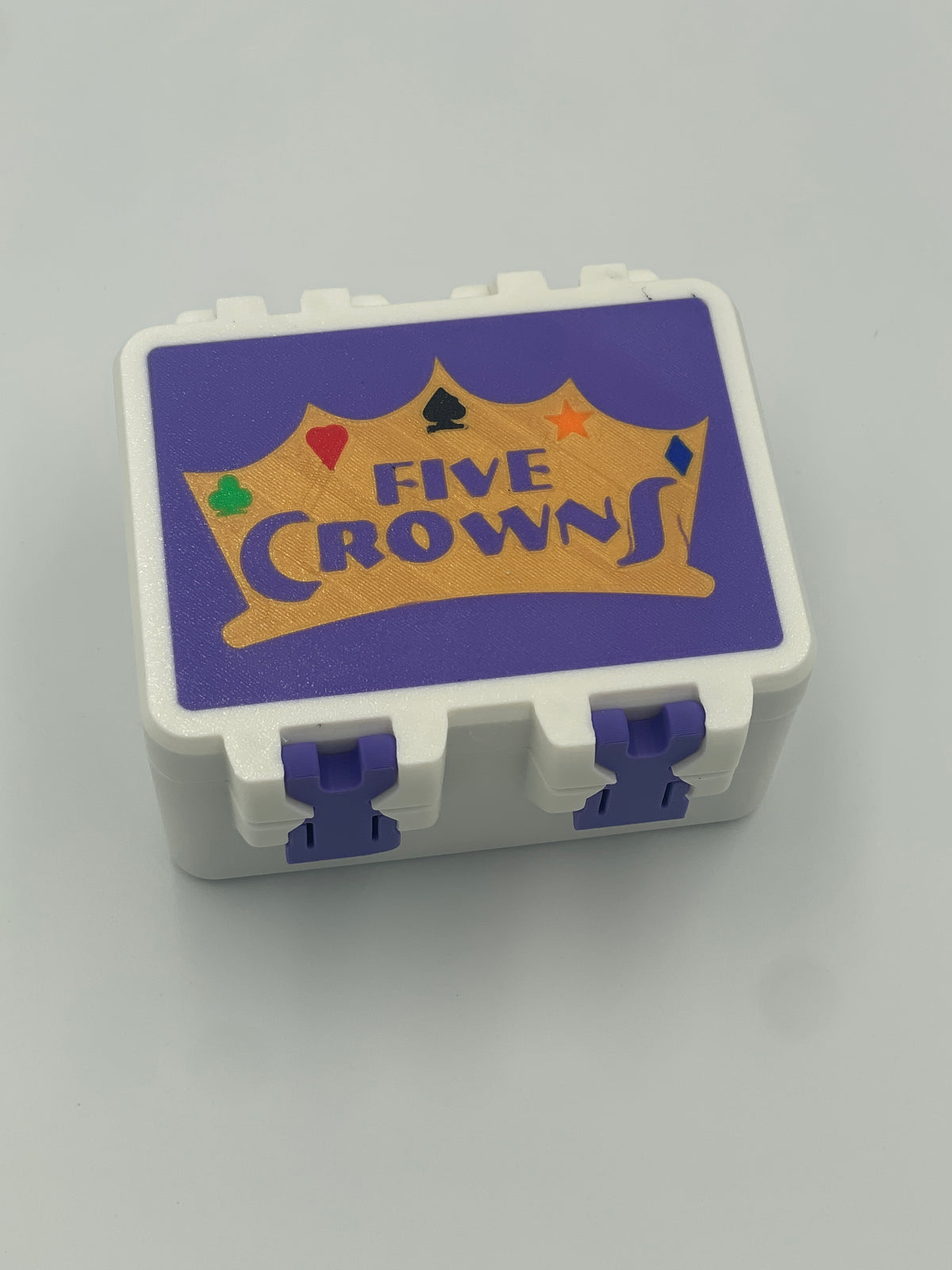 Five Crowns Card Game Storage Box – 3D Printed