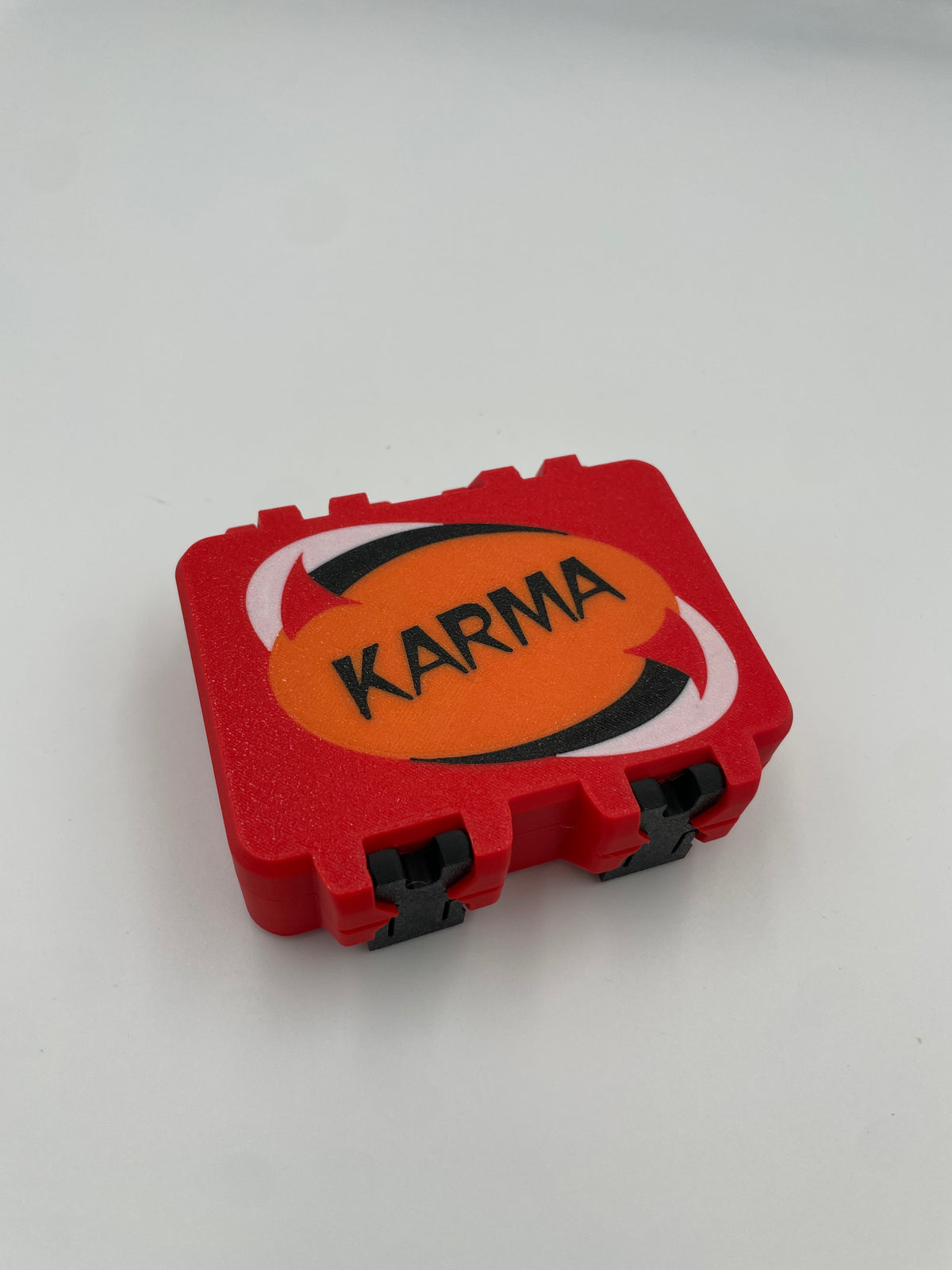 Karma Card Game Storage Box with Card Tray – 3D Printed