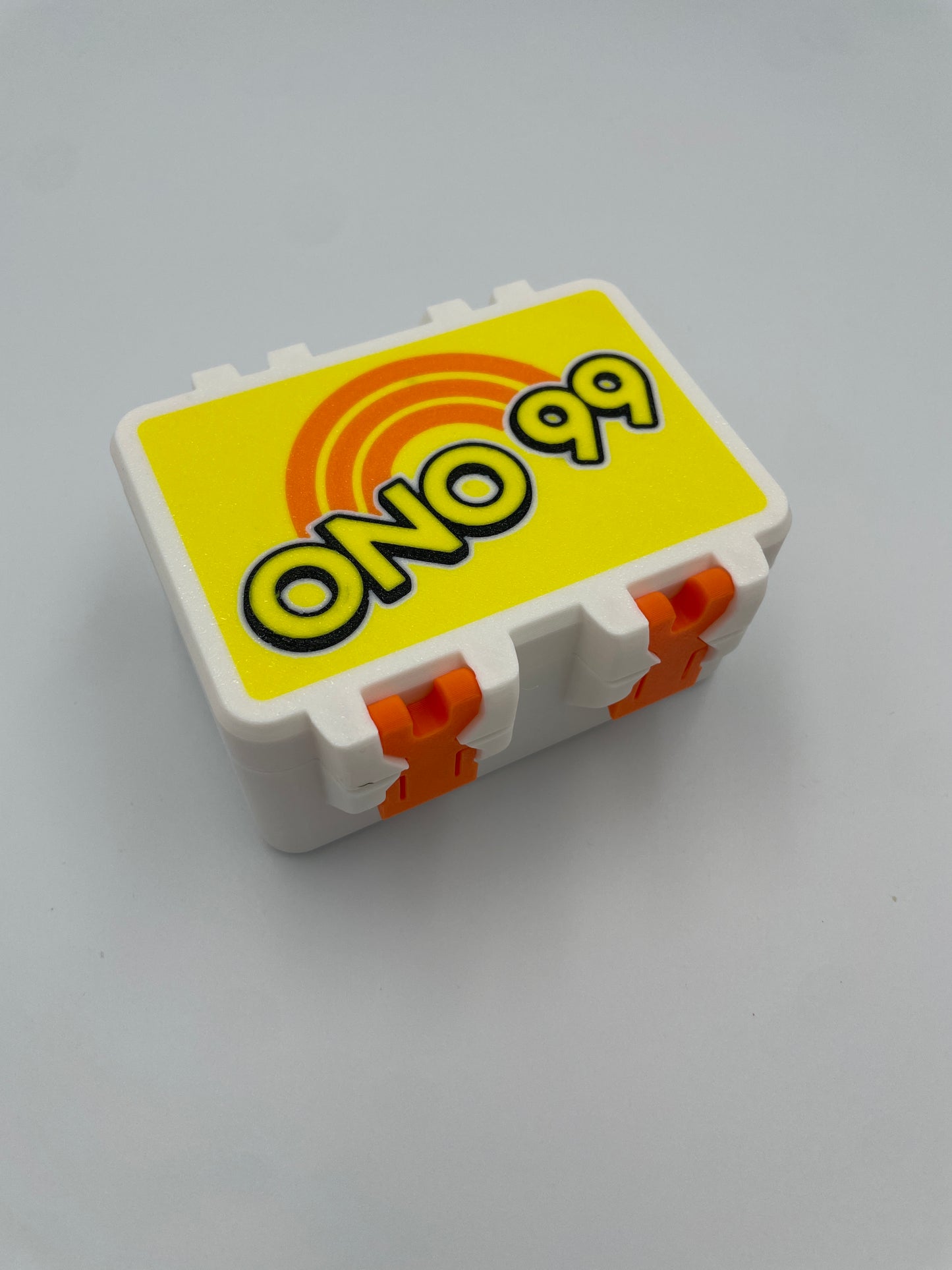 ONO 99 Card Game Storage Box with Card Tray – 3D Printed
