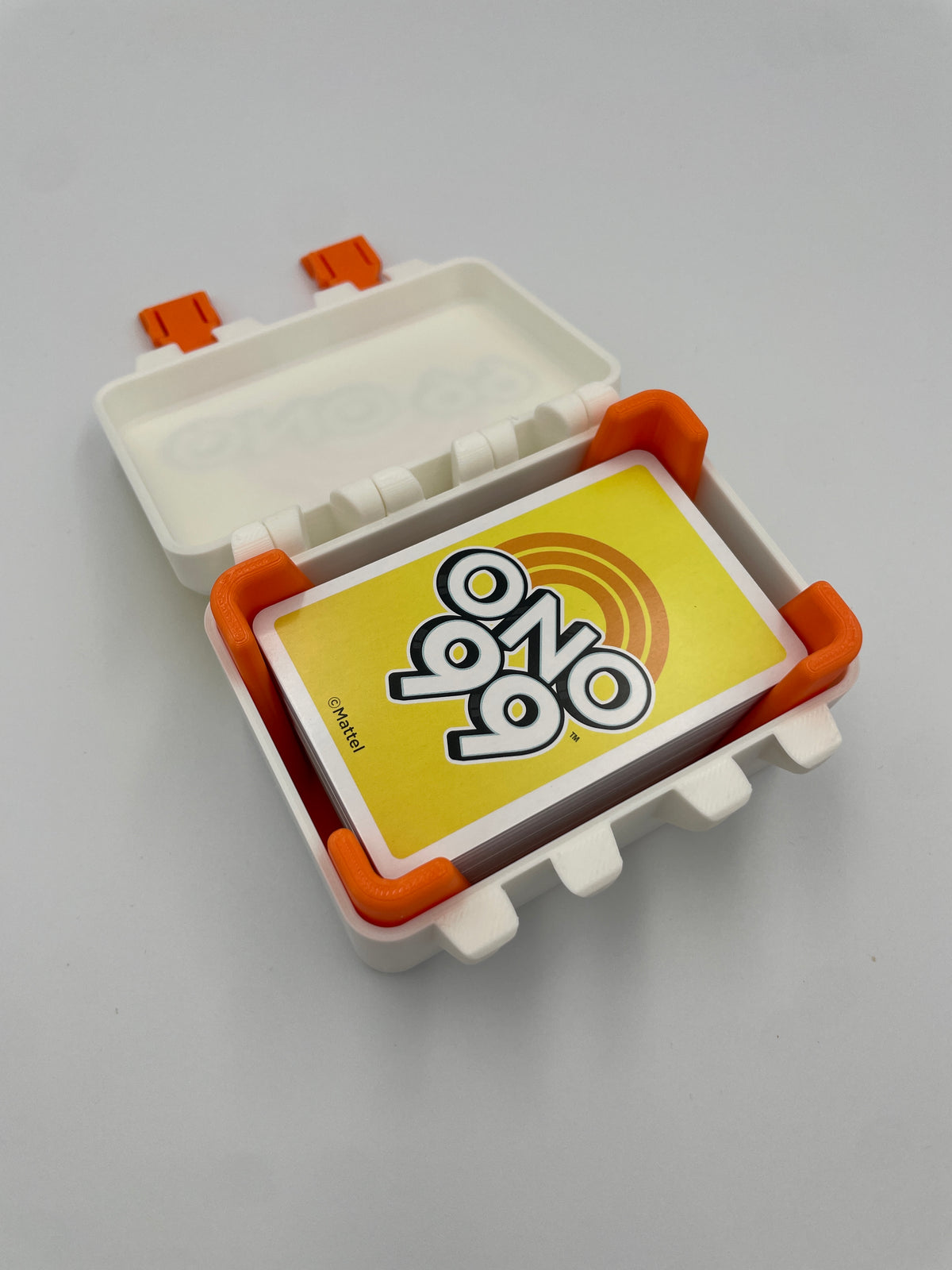 ONO 99 Card Game Storage Box with Card Tray – 3D Printed