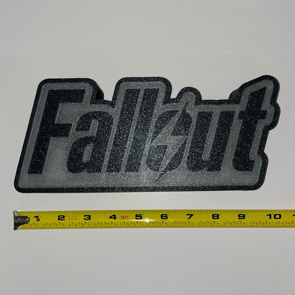 Fallout Logo LED Lightbox - Post-Apocalyptic Gamer Decor