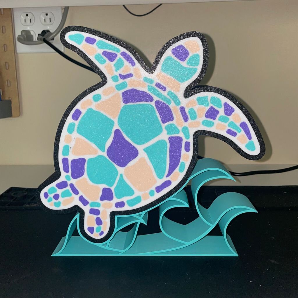 Sea Turtle LED Lightbox