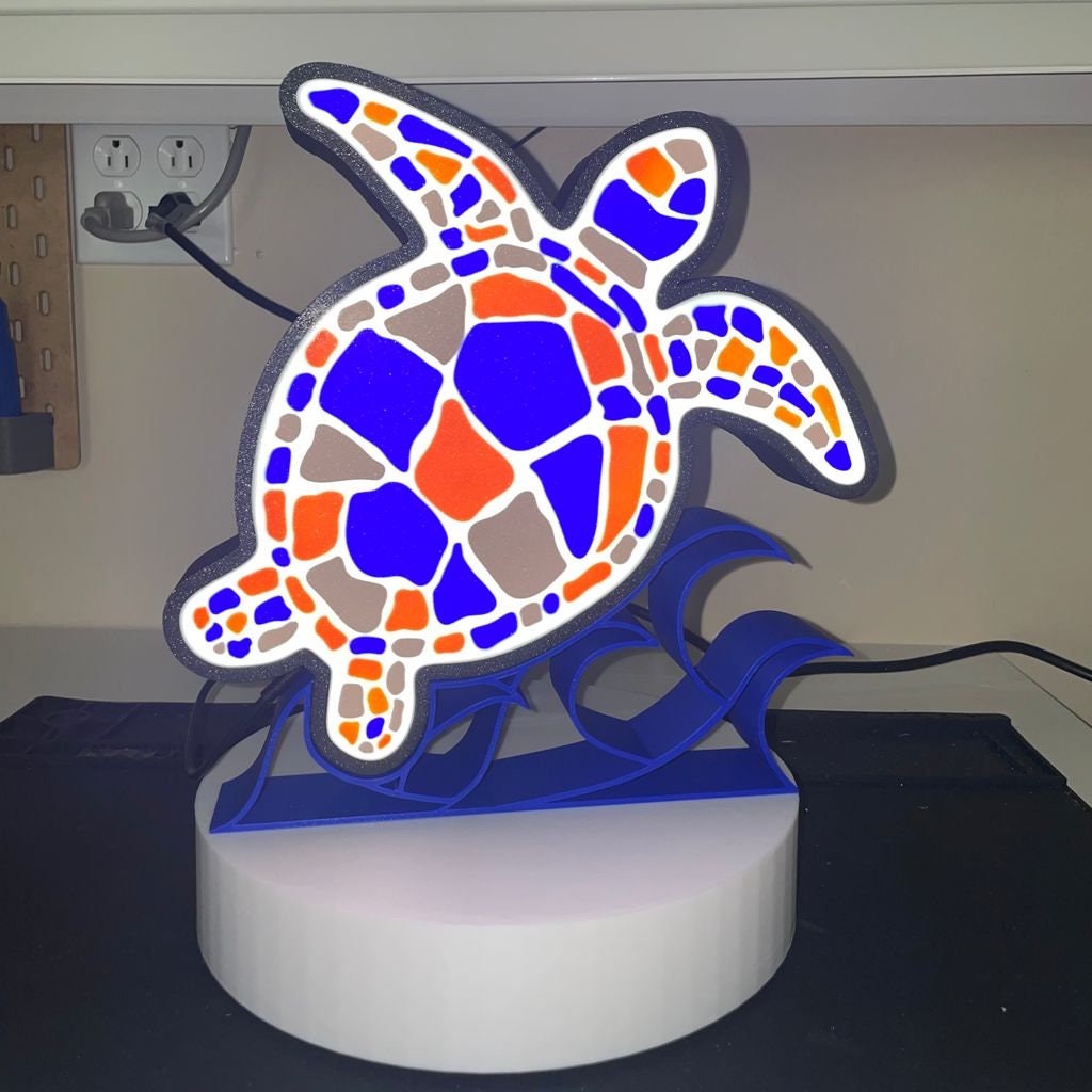 Sea Turtle LED Lightbox