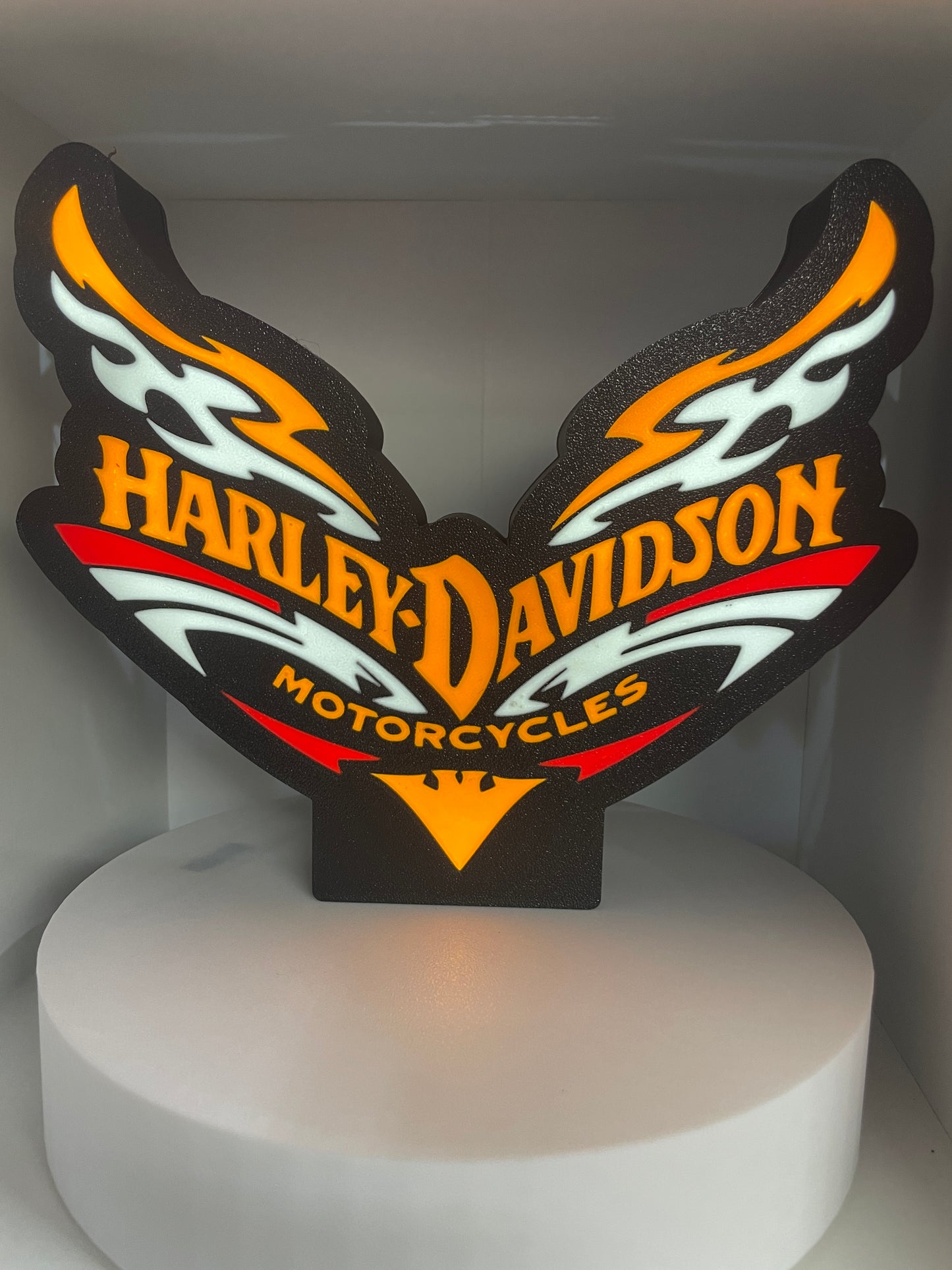 Harley-Davidson Flame LED Lightbox