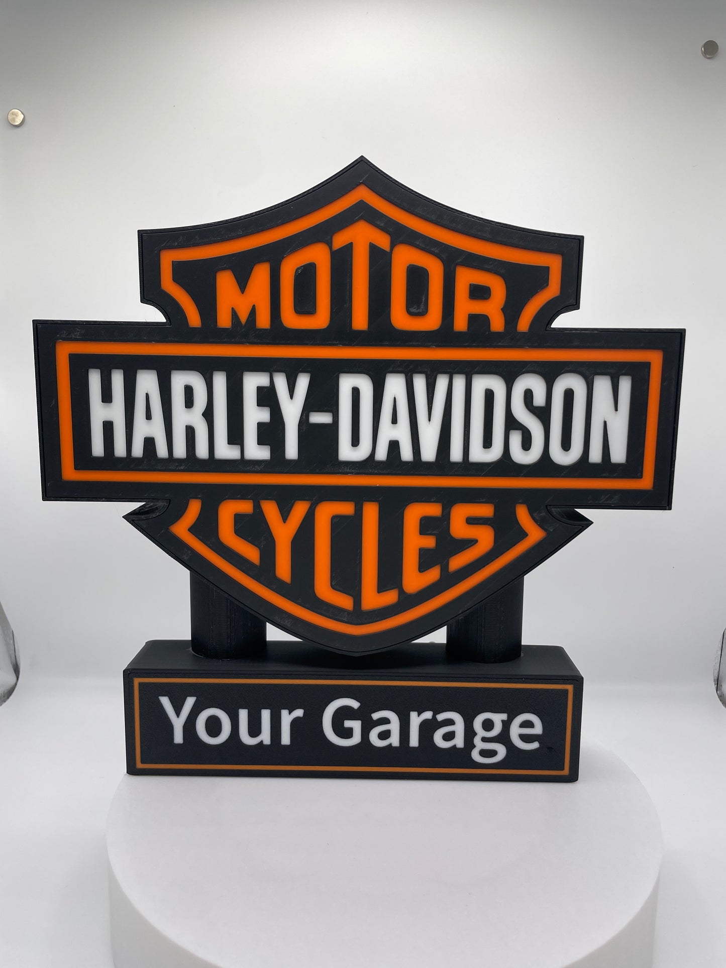 A Harley-Davidson LED Lightbox (Personalized)