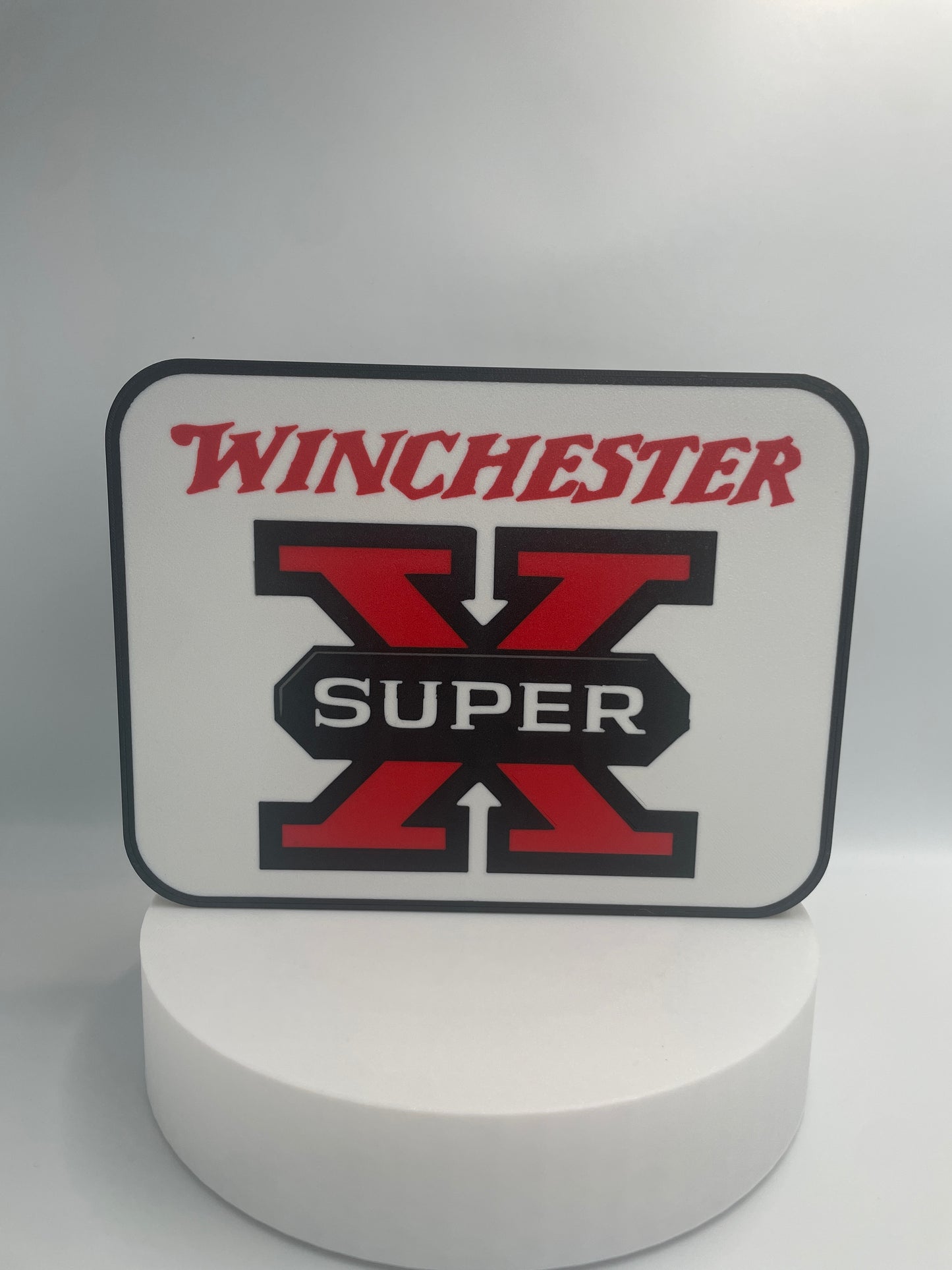 3D Printed Winchester Super X Lightbox, Sportsman Shooting Outdoors MEC Reloading Skeet Trap Sporting Clays outdoorsman nightlight Mancave