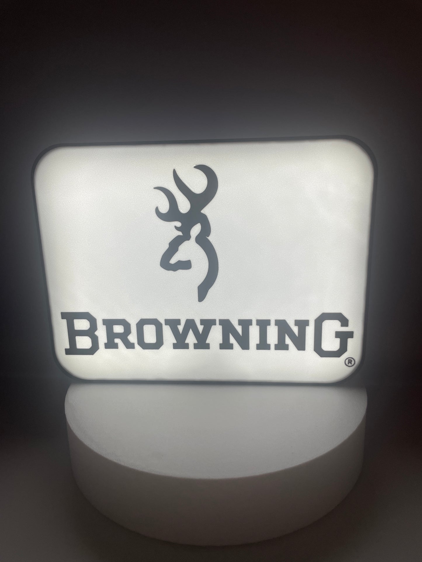 LED Browning Lightbox, Sportsman, Shooting, Outdoors, MEC, Reloading, Skeet, Trap, Sporting Clays, outdoorsman, nightlight, Mancave he shed