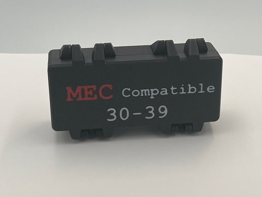 MEC Compatible Powder Bushing Set 30-39 with Snap-Lock Storage Box