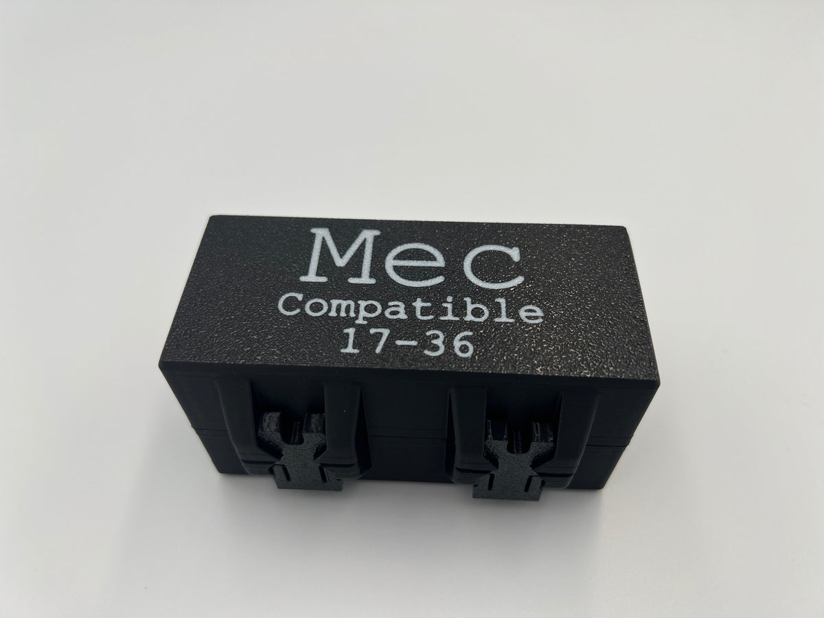 MEC Compatible Powder Bushing 17–36 Storage Box with Snap-Lock Storage Box (NO BUSHINGS INCLUDED)