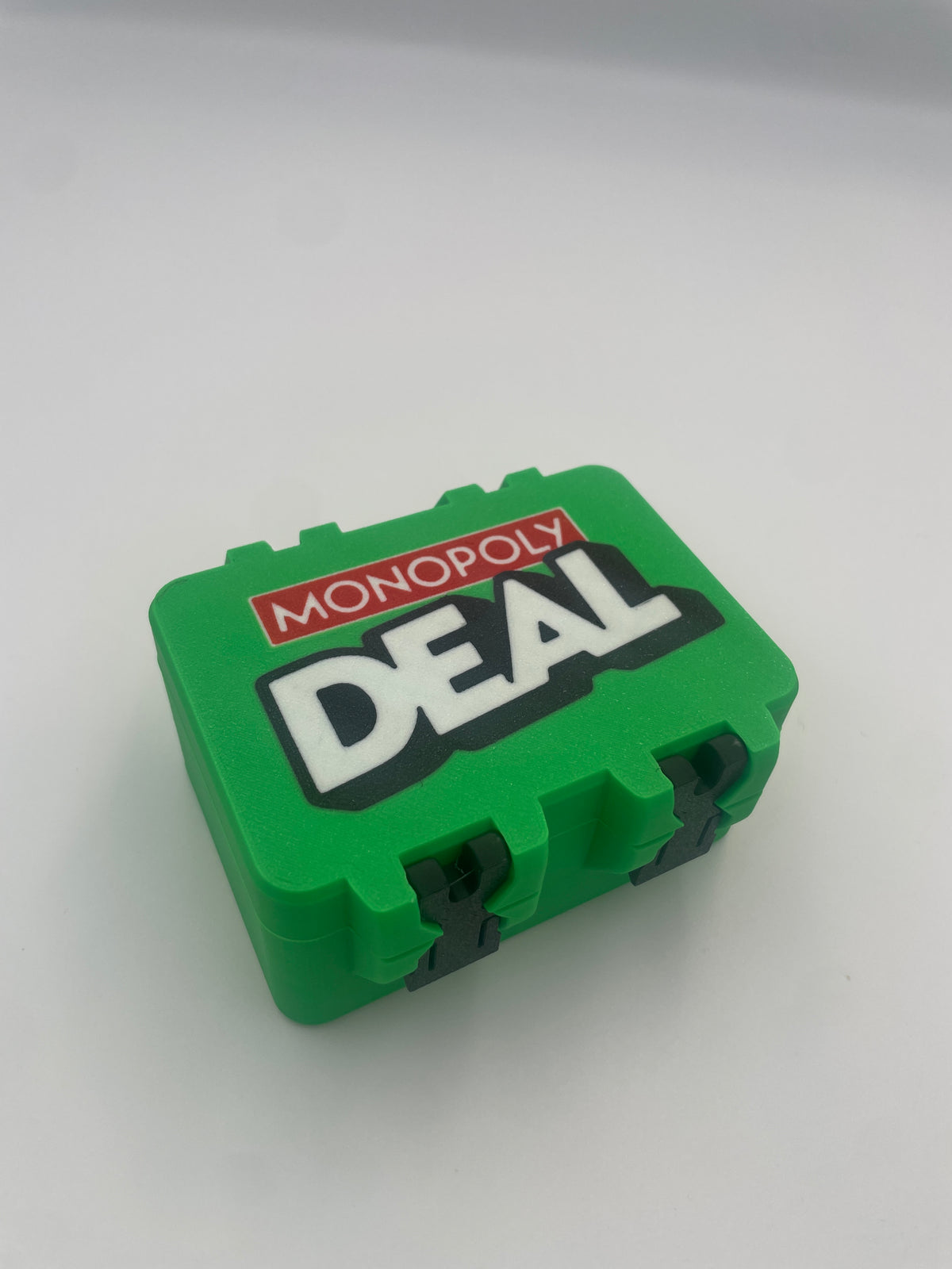 Monopoly Deal Card Game Storage Box with Card Tray – 3D Printed
