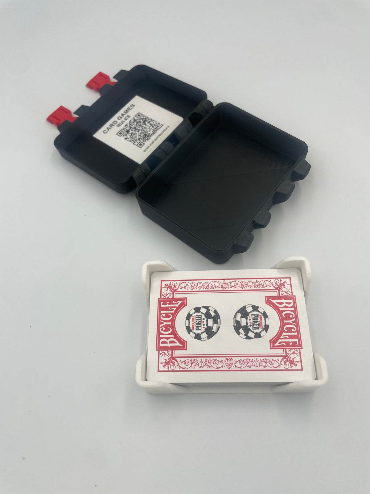Playing card Storage Box with Card Tray – 3D Printed