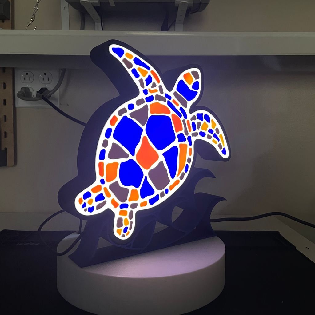 Sea Turtle LED Lightbox