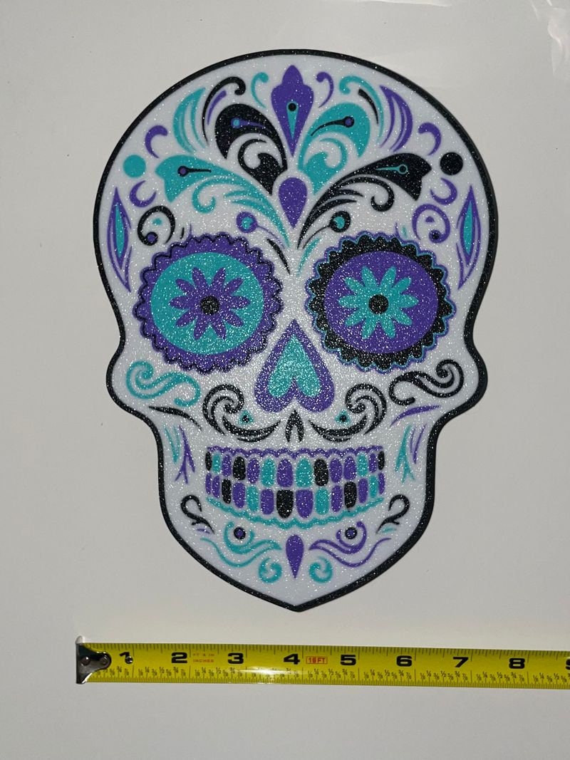 Sugar Skull LED Lightbox - Dia de los Muertos Decor